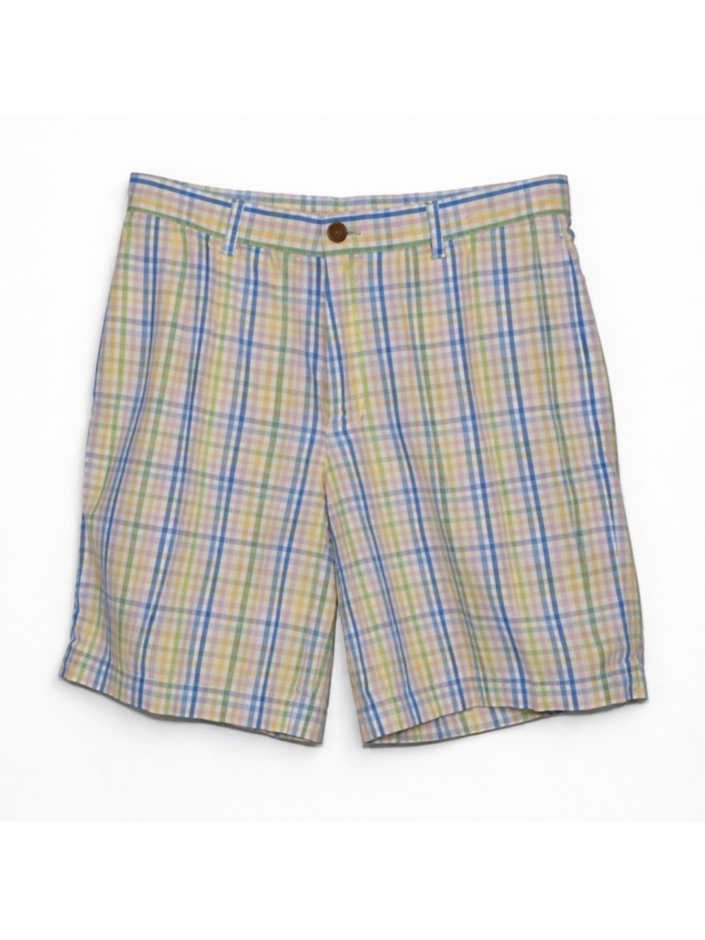Vineyard Vines Club Shorts 32 Men’s Pastel Plaid Cotton Golf Chino Shorts Preppy
